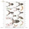 deer heads, deer antlers, stag, flowers, wild animals, hunting, Hirschköpfe, Geweihe, Hirschgeweihe, Hirsche, Rehe, Blumen, Wildtiere, Jagd, cabezas de ciervo, astas de ciervo, ciervos, flores, animales salvajes, caza