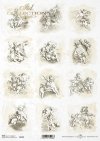 Gabriel Huquier, Pierre Alexandre Aveline, Amor, anioł, aniołki, cherubinek, Kupidyn, Putto, Rokokowy cherubinek, Barokowy Kupidyn
