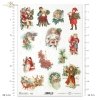 vintage, retro, Christmas, Santa Claus, Father Christmas, Grandfather Frost, presents, children, sleigh, sled, reindeer, Vintage, Retro, Weihnachten, Weihnachtsmann, Väterchen Frost, Geschenke, Kinder, Schlitten