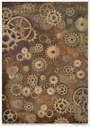Zestaw kreatywny na papierze ryżowym - Steampunk * Creative set on rice paper - Steampunk