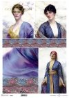 Malarstwo Williama Clarke Wontner, kobiety w orientalnych ubraniach, portrety