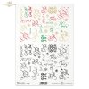 napisy 'God Jul' w języku norweskim, śnieżynki, śnieżynka, inscriptions in Norwegian, snowflakes, Aufschriften auf Norwegisch, Schneeflocken, inscripciones en noruego, copos de nieve