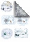 Papeles para scrapbooking en sets - invierno*Бумаги для скрапбукинга в наборах - зима