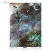 kolekcja Nieodkryty magiczny świat, smok, smocza skóra, łuska, oko smoka, niebo, gwiazdy, księżyc, pełnia, zaćmienie, An Undiscovered Magical World, dragon skin, scales, dragon eye, sky, stars, moon, full moon, eclipse