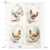 kury, kurczaki, wiejskie zwierzęta, wiosenne klimaty, rustykalny styl*chickens, countryside animals, springtime climate, rustic style*Hühner, Tiere auf dem Lande, Frühlingsklima, rustikaler Stil*gallinas, pollos, animales de campo, clima primaveral, estil