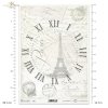 zegar, cyferblat, tarcza zegarowa, Paryż, Paris, Wieża Eiffla, kartki pocztowe, kartka pocztowa, stempel pocztowy, R749, clock, dial, clock face, Paris, Eiffel Tower, postcard, postmark, Uhr, Zifferblatt,  Paris, Eiffelturm, Postkarte, Poststempel, reloj,