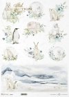 Papier ryżowy - Kraina lodowej porcelany * Rice paper - The land of ice porcelain