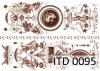 Decoupage paper ITD D0095M