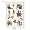 Easter, rabbits, hares, flowers, spring, eggs, Easter eggs, R287