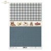 niebieska kratka, krateczka, w kratkę, prezenty dla dzieci, zabawki, pluszaki, przytulanki, maskotki, miś, misie, konik na biegunach, tło, tła, blue check, blue checkered, gifts for children, toy, toys, cuddly, mascots, teddy bear