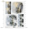 zima, zimowe widoczki, śnieg, drzewa, wieś, wioska, chaty, most, vintage, retro, winter, winter views, snow, trees, village, cottages, bridge, Winter, Winteransichten, Schnee, Bäume, Dorf, Häuschen, Brücke, invierno, vistas de invierno, nieve