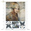 kobiety, złoto, dekoracyjne wzory, ważki, motyle, kamienie szlachetne, mozaiki, motywy secesyjne*women, gold, decorative patterns, dragonflies, butterflies, precious stones, mosaics, Art Nouveau motifs