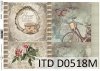 Decoupage paper ITD D0518M