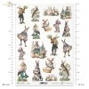 zające wielkanocne, vintage, retro, Wielkanoc, wiosna, zając, królik, króliki, kurczak, kurczaki, pisanki, jajka, easter bunnies, Easter, spring, hare, rabbit, rabbits, chicken, chickens, easter eggs, egg, Osterhasen, Ostern, Frühling, Hase