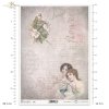 kobieta, kobiety, dama, moda, ptak, ptasie gniazdo, list, dekor, ornament, retro, Vintage, R871, woman, women, lady, fashion, bird, bird's nest, letter, decor, ornament, Frau, Dame, Mode, Vogel, Vogelnest, Brief, Dekor, Ornament, mujer, señora, moda, pá