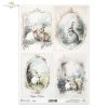 Papel de arroz para decoupage R2569
