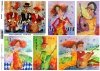 papel decoupage clásico D0528M