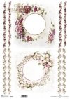 ramki, szlaczki, dekory, prymulki, pierwiosnek, prymulka, kwiat jabłoni*frames, borders, decors, primulas, primrose, primulas, apple blossom