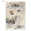 kobieta, dziewczyna, dama, retro, vintage, bratek, bratki, chaber, chabry, tło, kwiat, ornament, woman, girl, lady, retro, vintage, pansy, pansies, cornflower, cornflowers, background, flower, ornament, Frau, Mädchen