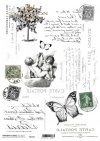 .Papel Decoupage Clásico A4 - transfer/espejo T6011