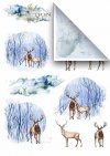 Papiery do scrapbookingu w zestawach - zimowe zwierzęta*Papiere für das Scrapbooking in den Sätzen - Wintertiere