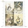 Biały Królik, zegarki, Zające*White Rabbit, watches, Hares*Weißes Kaninchen, Uhren, Hasen*Conejo blanco, relojes, liebres