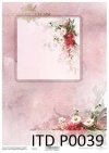 papier decoupage kompozycje kwiatowe, ozdobne ramki*decoupage paper flower arrangements, decorative frame