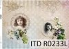 papier ryżowy Vintage, wiosenne kwiatki, dekory, tła, twarze dziewczynek*Vintage rice paper, spring flowers, decors, backgrounds, girls faces