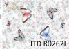 papier decoupage motyle, kwiaty, róże*decoupage paper butterflies, flowers, roses