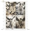 demons, transformation, woman, women, man, ravens, crows, rooks, birds, evil, mystery, wing, wings, Schwarz & Weiß, Dämonen, Verwandlung, Frauen, Mann, Raben, Krähen, Vögel, böse, Geheimnis, Flügel, Blanco y Negro