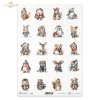 maskotki, zwierzęta, zwierzaki, zwierzaczki, zwierzątka, w zimowych strojach, zima, pingwin, jeż, mysz, pies, kot, lis, zając, królik, sarna, sarenka, jelonek, wiewiórka, szop, Winter Fun, mascots, animals, pets, in winter clothing, winter, penguin