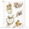 Wielkanoc, kurczaki, kurczaczki, kwiatki, wiosna, jajka, pisanki, dzwonek, R300