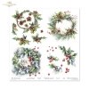 Zestaw do scrapbooking (HS code 48025890) SLS-078 Winter Wreath