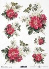 Flores de papel de arroz, rosa silvestre, ramos*Reispapierblumen , wilde Rose, Blumensträuße*Рисовые бумажные цветы, дикие розы, букеты