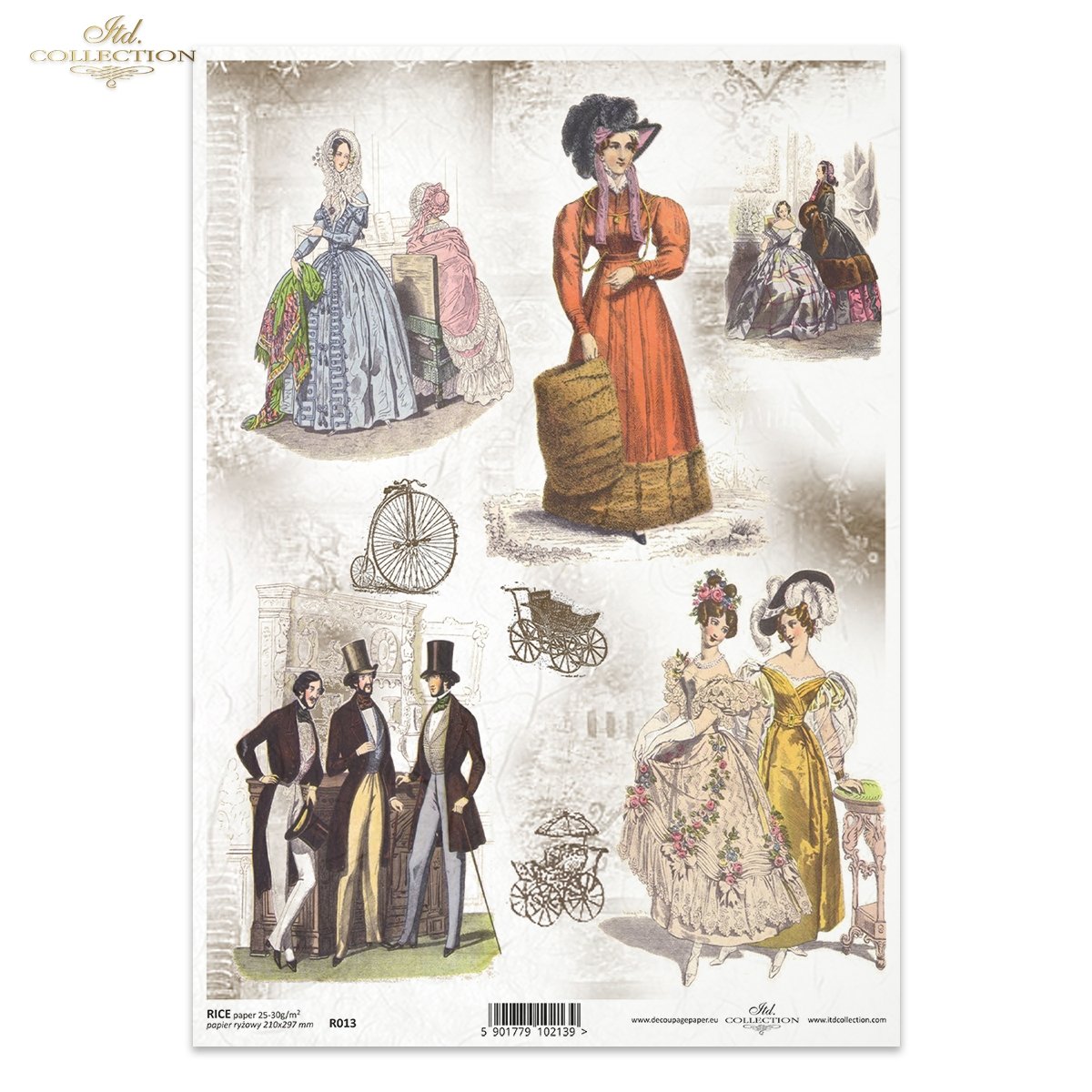 Rice paper R0013 - Itd Collection decoupage paper