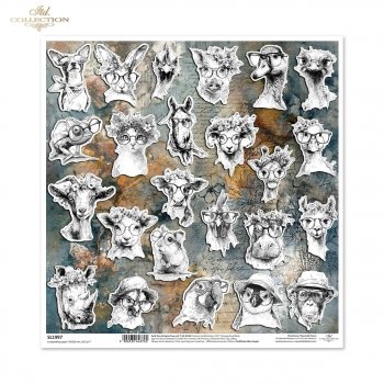 Papier für Scrapbooking SL1997