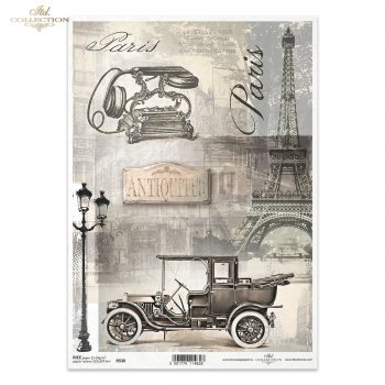 Reispapier für Serviettentechnik und Decoupage R0530