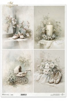 Reispapier A3 für Decoupage R1686L