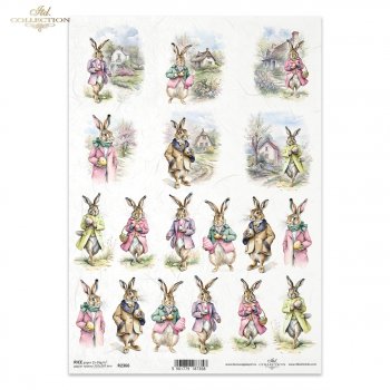 Reispapier für Serviettentechnik und Decoupage R2366