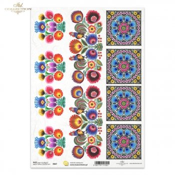 Reispapier für Serviettentechnik und Decoupage R0847