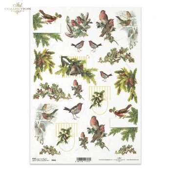 Reispapier für Serviettentechnik und Decoupage R0604