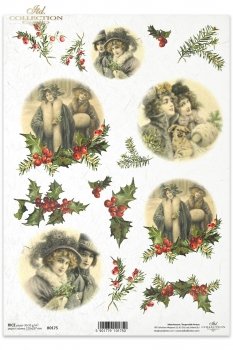 Reispapier für Serviettentechnik und Decoupage R0175