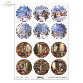 Reispapier für Serviettentechnik und Decoupage R2144