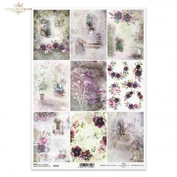 Reispapier für Serviettentechnik und Decoupage R2020