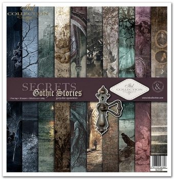 Set von Papieren für Scrapbooking SLS-039 ''Gothic Secrets''