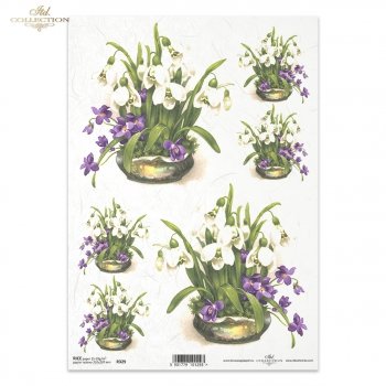 Reispapier für Serviettentechnik und Decoupage R0329