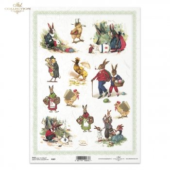 Reispapier für Serviettentechnik und Decoupage R0287