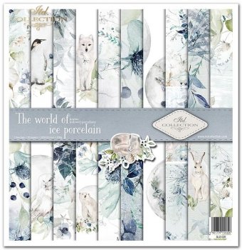 Set von Papieren für Scrapbooking SLS-020 ''Die Welt des Eisporzellans''---- PREISREDUZIERTES PRODUKT