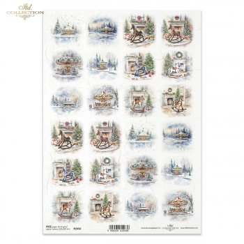 Reispapier für Serviettentechnik und Decoupage R2450