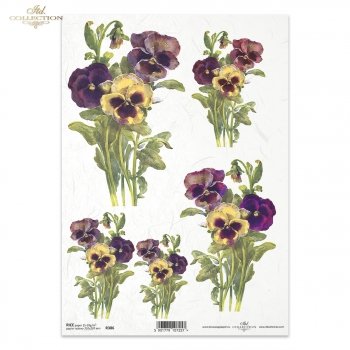 Reispapier für Serviettentechnik und Decoupage R0386